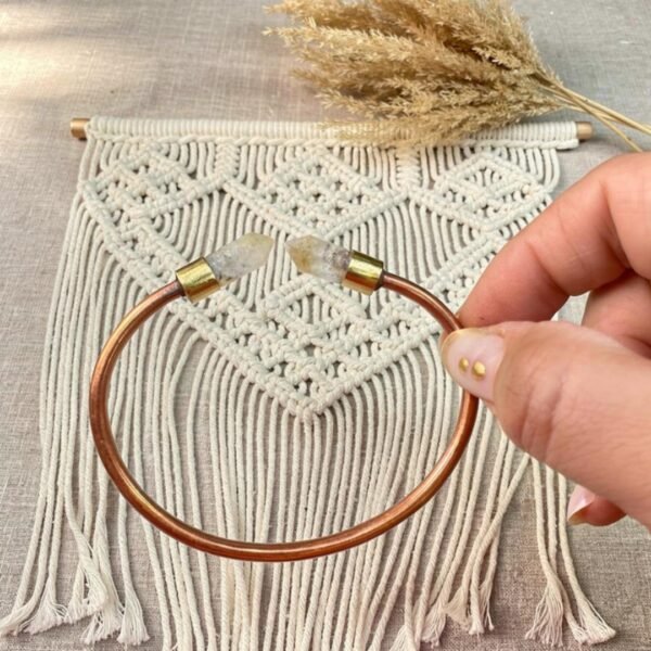 Pulsera de Cobre Citrino