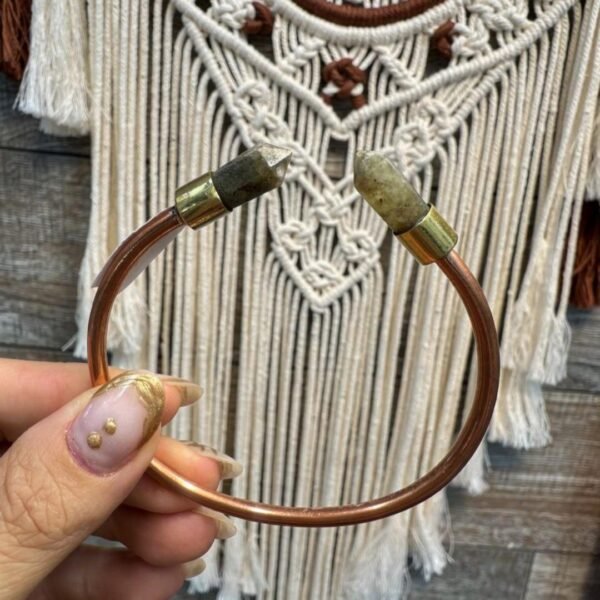 Pulsera de Cobre-Labradorita
