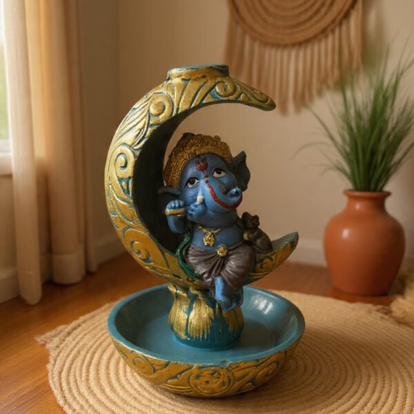 Ganesha Quemador de Incienso Inverso